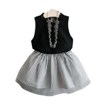 Baby Girl ensemble Vest +Skirt 2Pcs