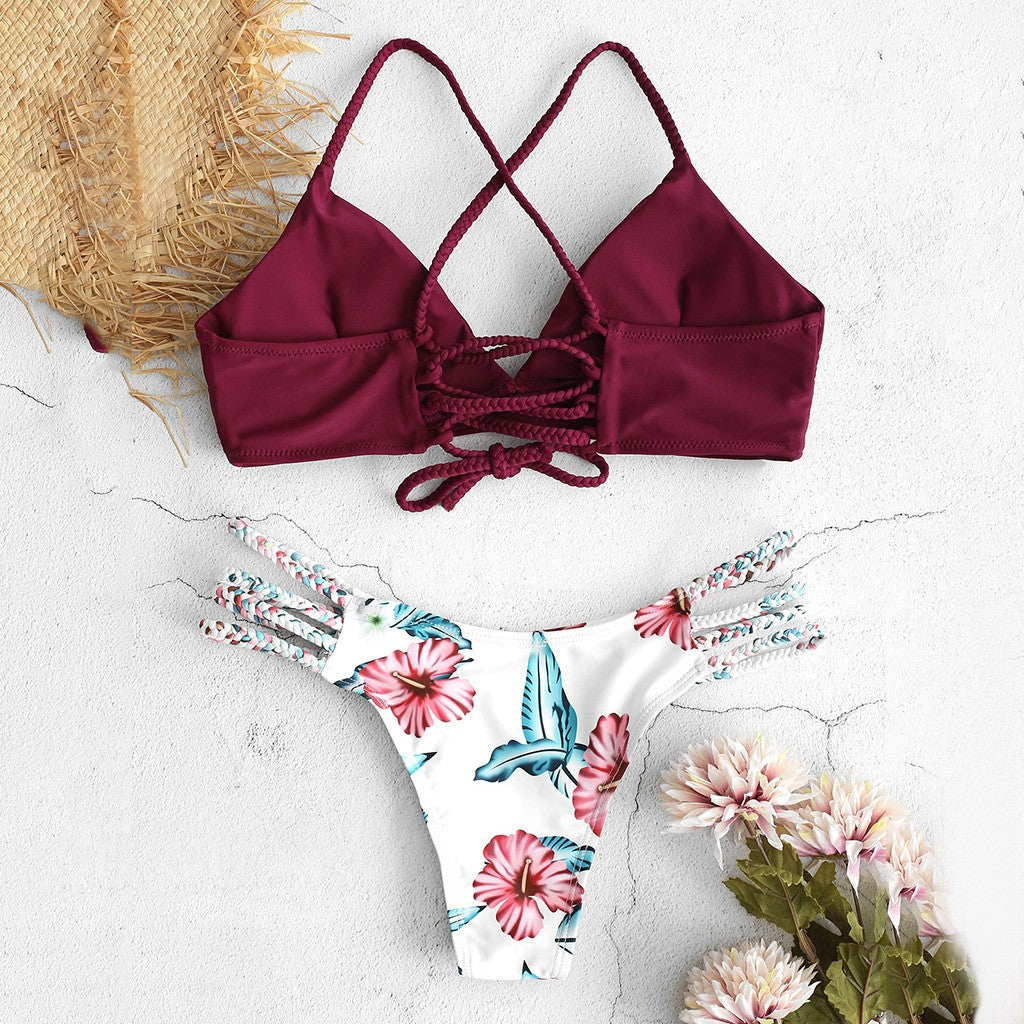 Summer Floral Pushup Bikini